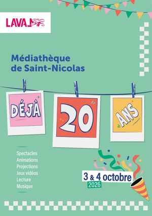 20 Ans Médiathèque St Nicolas