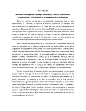 2 PRESENTACION NUMERO VOLU 23 No 4