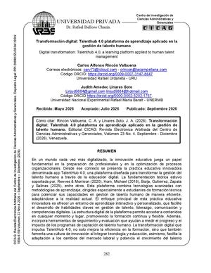 18  CARLOS ALFONSO RINCÓN VALBUENA Y JUDITH AMEDEC LINARES SOTO