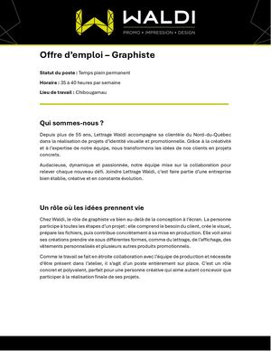 Offre Graphiste Sept 2026
