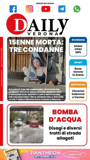 Daily Verona 10 Settembre 2026