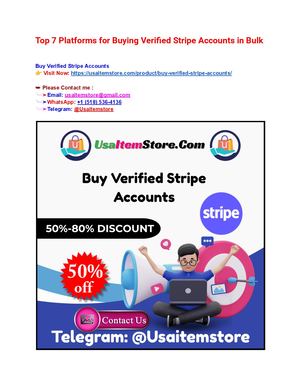 What's the best site to buy Verified Stripe accounts?