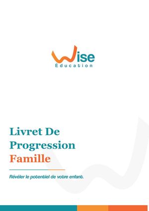 Livret De Famille Progression Famille Terminer Compressed