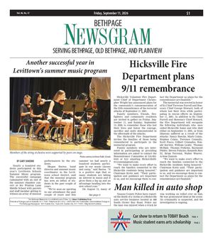 Bethpage Newsgram (9/11/26)