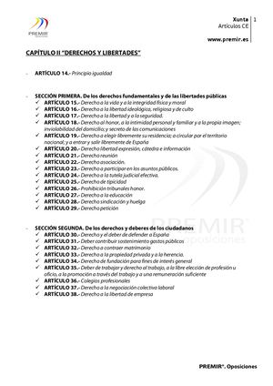ESQUEMA ARTÍCULOS CE