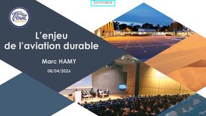 2026 06 ENAC-Alumni Les enjeux de l'aviation durable présentation de Marc Hamy