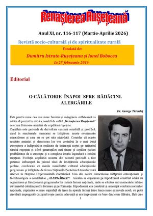 Revista Renasterea Ruseteana Nr. 116-117 Martie-Aprilie 2026