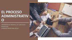 El Proceso Administrativo