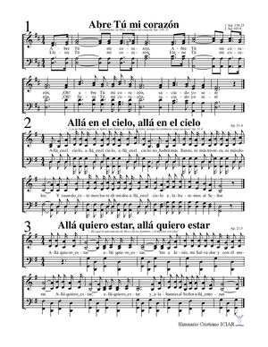 Abre Tu Mi Corazon, Alla En El Cielo Alla Quiero Estar