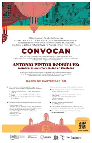 Convocatoria Antonio Pintor Rodríguez