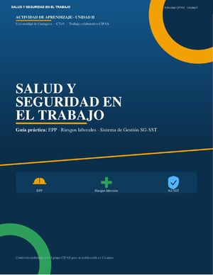 Seguridad Y Salud En El Trabajo
