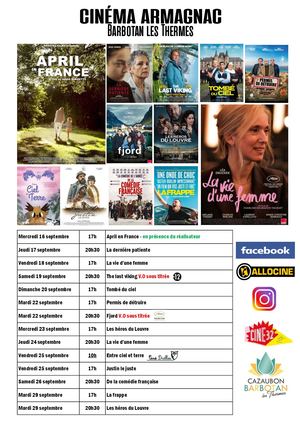 Programme du Cinéma