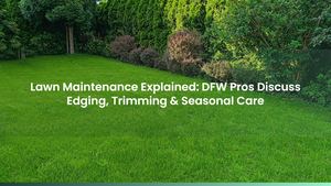 Lawn Maintenance Explained: DFW Pros Discuss Edging, Trimming & Seasonal Care