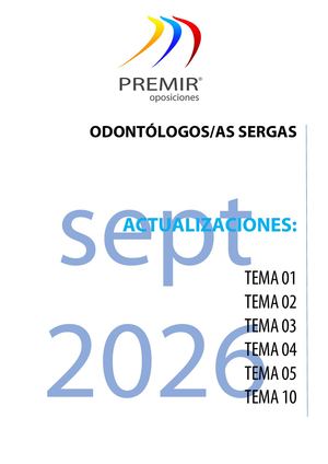 Actualizaciones Odontología Septiembre 2026