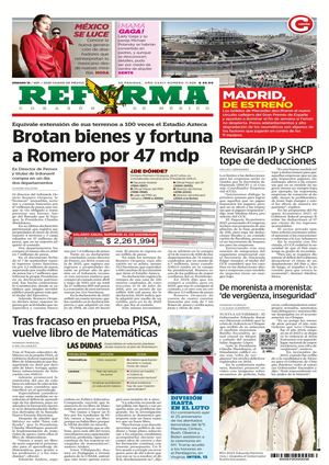Primeras planas sábado 12092026 Sociedad Noticias