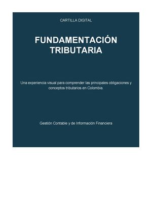 Cartilla Fundamentacion Tributaria Diseno Digital