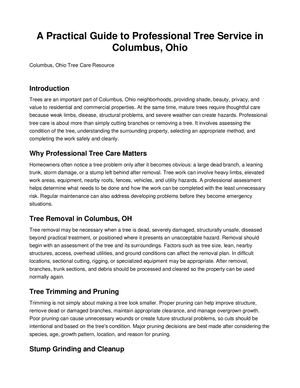 BuckeyeTree Pro - Professional Tree Services Columbus OH