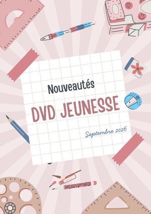 Dvd Jeunesse Septembre 2026