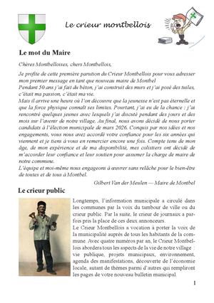 Crieur Montbellois N°1