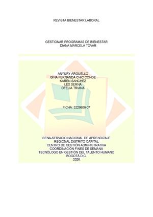 Entregable Bienestar