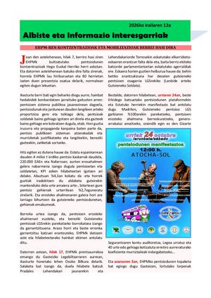 Albisteak Noticias Irailak 12 Septiembre