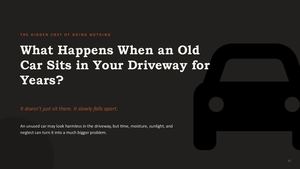 What Happens When an Old Car Sits in Your Driveway for Years?