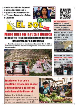 2026 09 12 Diario El Sol Cuz