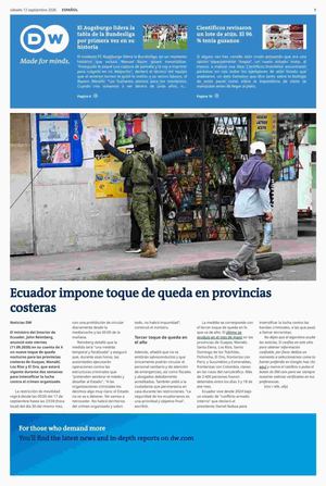 2026 09 12 Diario Deutsche Welle De