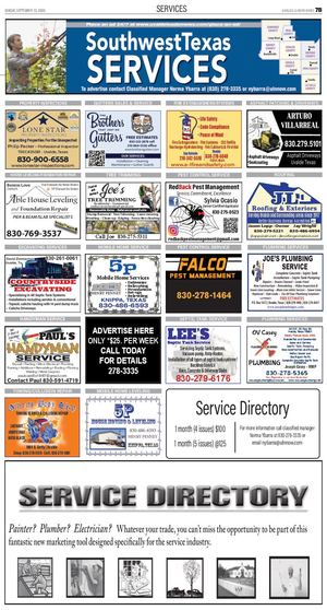 Classifieds Sunday, September 13, 2026