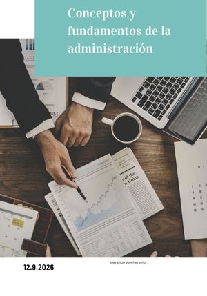 Revista De conceptos y fundamentos de la administración