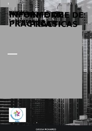 Rapport De Stage En Espagnol