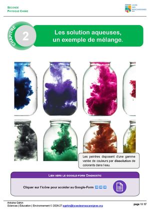 Chapitre 2 Solutions Auqueuses 2026 27 éLève Complet