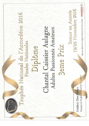 PRIX NATIONAL D'ACCORDEON 2016