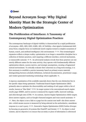 Beyond Acronym Soup Why Digital Identity Must Be The Strategic Center Of Modern Optimization