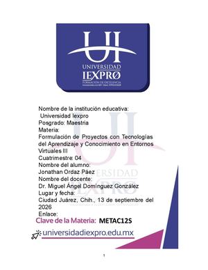 Actividad 2 Primer Avance Del Proyecto