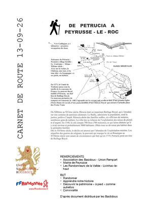 Carnet De Route Peyrusse