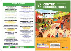 Programme du CSC Septembre - octobre 2026
