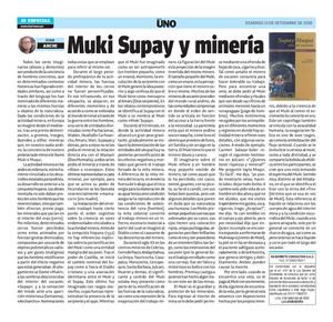 2026 09 13 Diario Uno 10 Muki Supay Y Minería