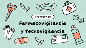 Presentación Diapositivas Medicina Ilustrativo Verde Y Naranja