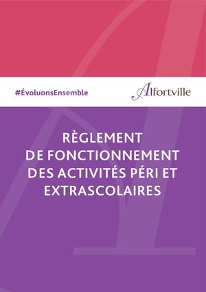 Reglement Fonctionnement ALSH - Alfortville