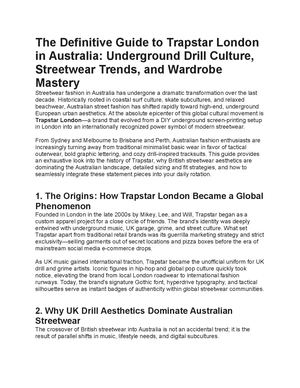 The Definitive Guide To Trapstar London In Australia