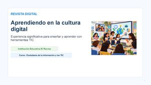 Actividad 1 Tecnología Educativa Aprender Y Enseñar En La Cultura Digital