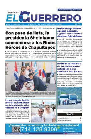 Lunes 14 de septiembre del 2026