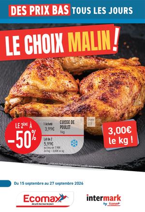 Ecomax 15 au 27/09/2026