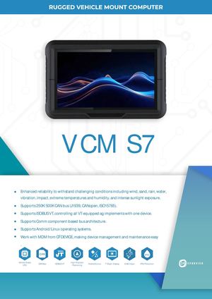 CF-Device VCM S7 — Rugged Vehicle-Mount Tablet Datasheet