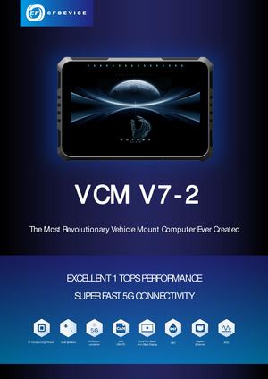 CF-Device VCM V7-2 — Rugged Vehicle-Mount Tablet Datasheet