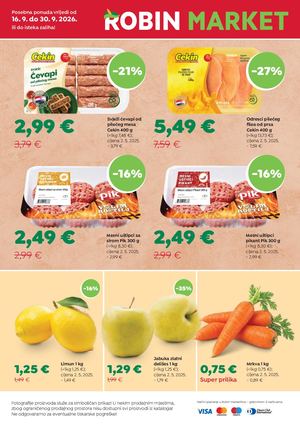 Katalog Robin marketa u rujnu