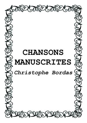 Chanson Manuscrites Livret