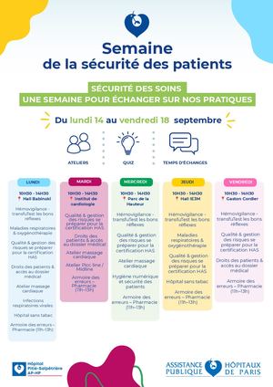 Affiche Semaine Sécu Patients Psl 2026