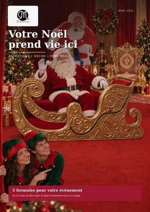 Agence La Manufacture Catalogue Animations Noel 2026